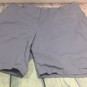 Talbots Woman Stretch Elastic Back Shorts Size 24W